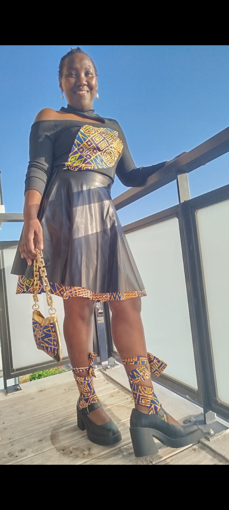 Ensemble Jupe similicuir