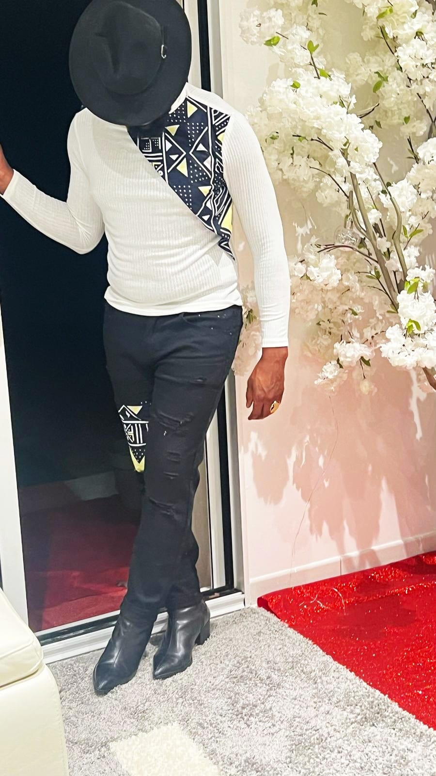 Ensemble homme col roulé