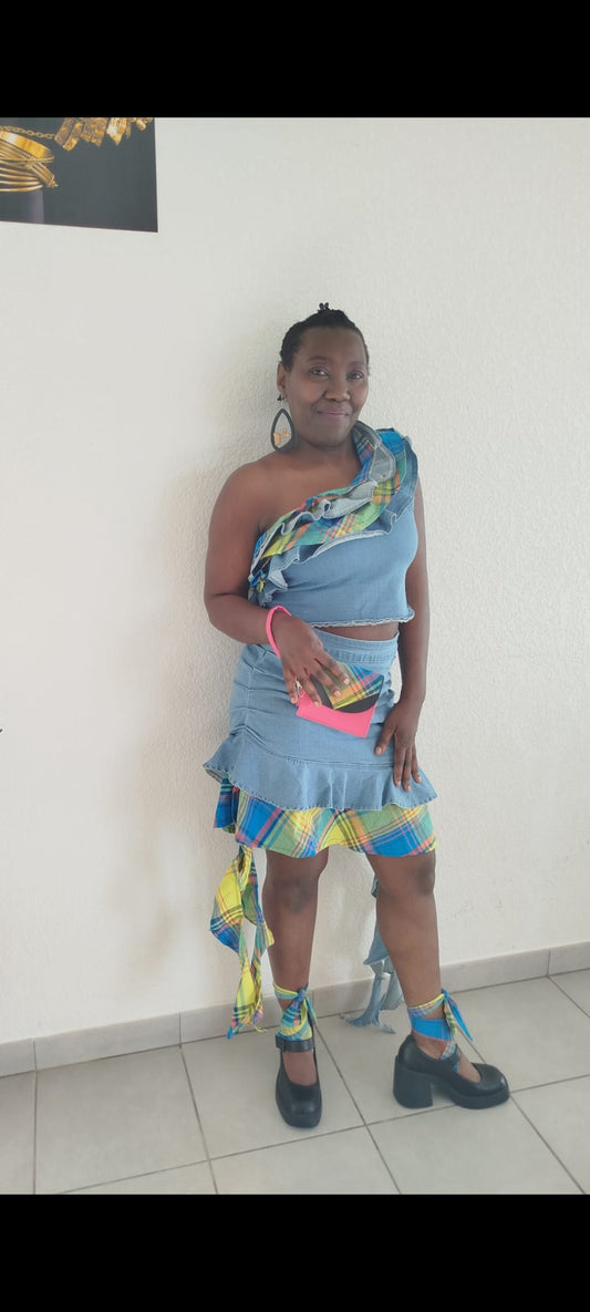 Ensemble jupe en jean